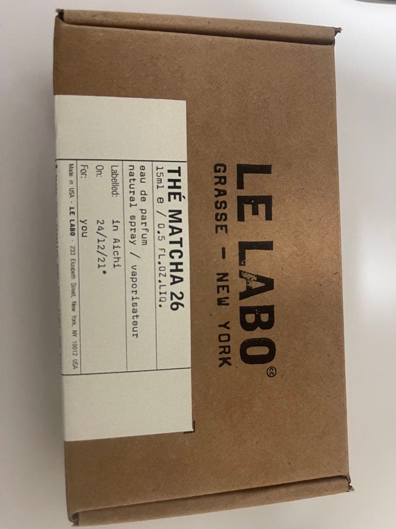 M*♡様 LE LABO MATCHA 26 15ml オードパルファム