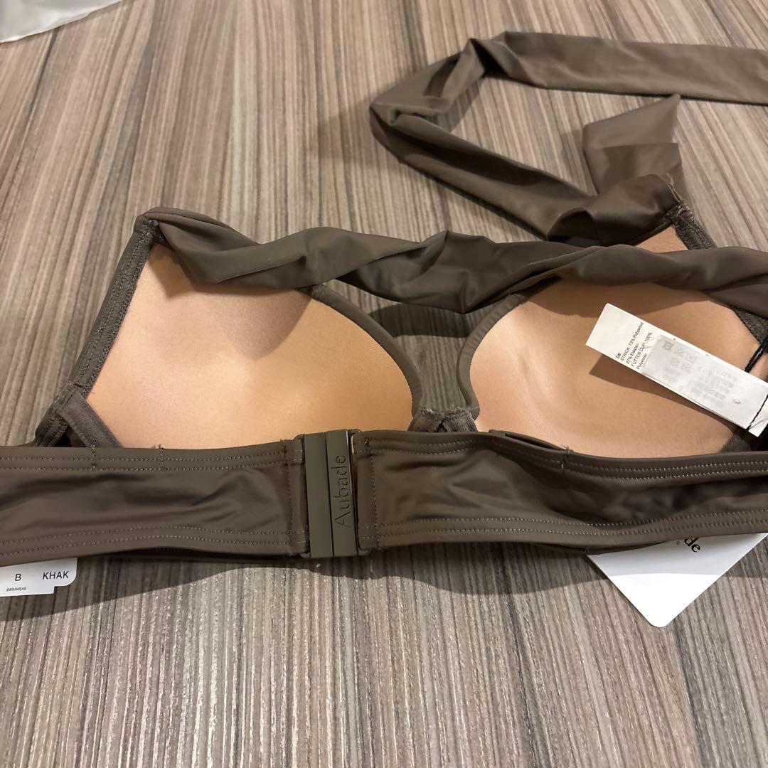 Aubade カーキ　セパレート水着　ビキニ