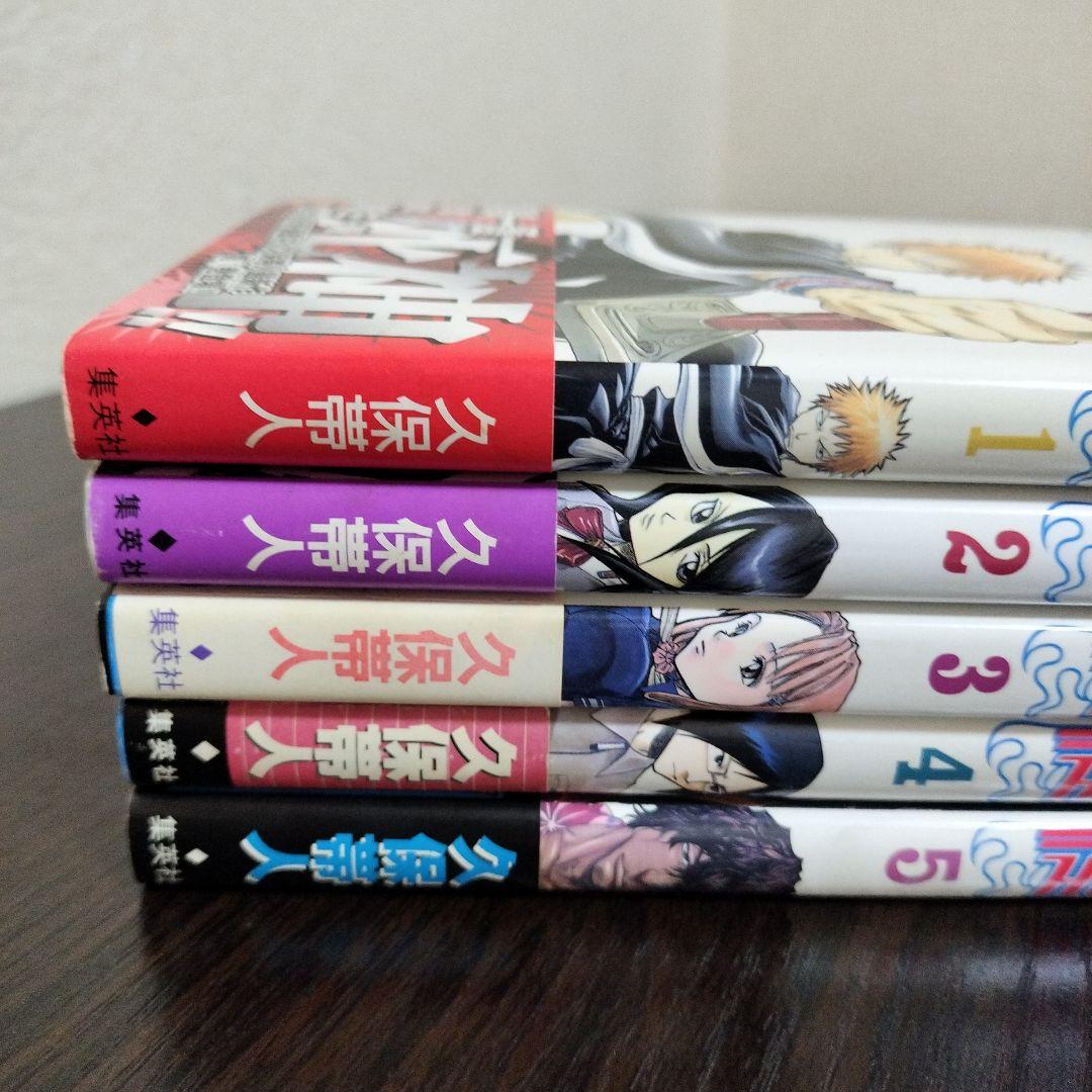 BLEACH　ブリーチ　1巻から5巻　初版　帯付き