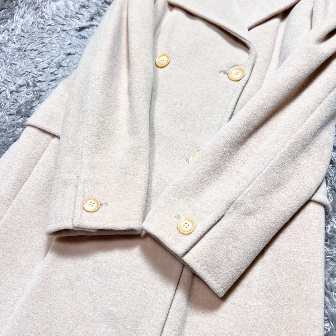 MaxMara SPORT MAX カシミヤ アンゴラ チェスターコート L相当