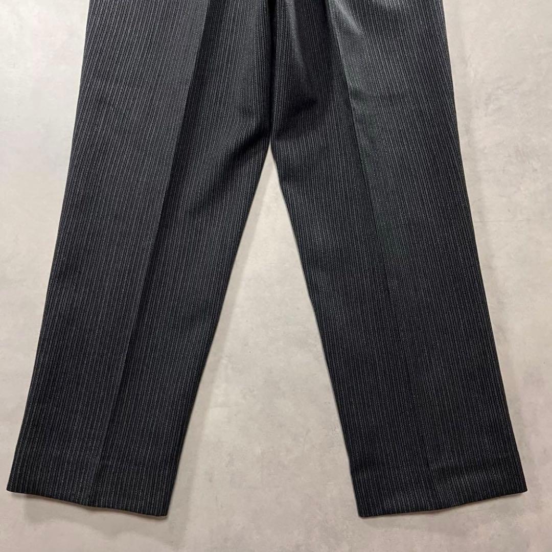 ◎50s ウール ストライプ ツータック スラックス ジャパンヴィンテージ②