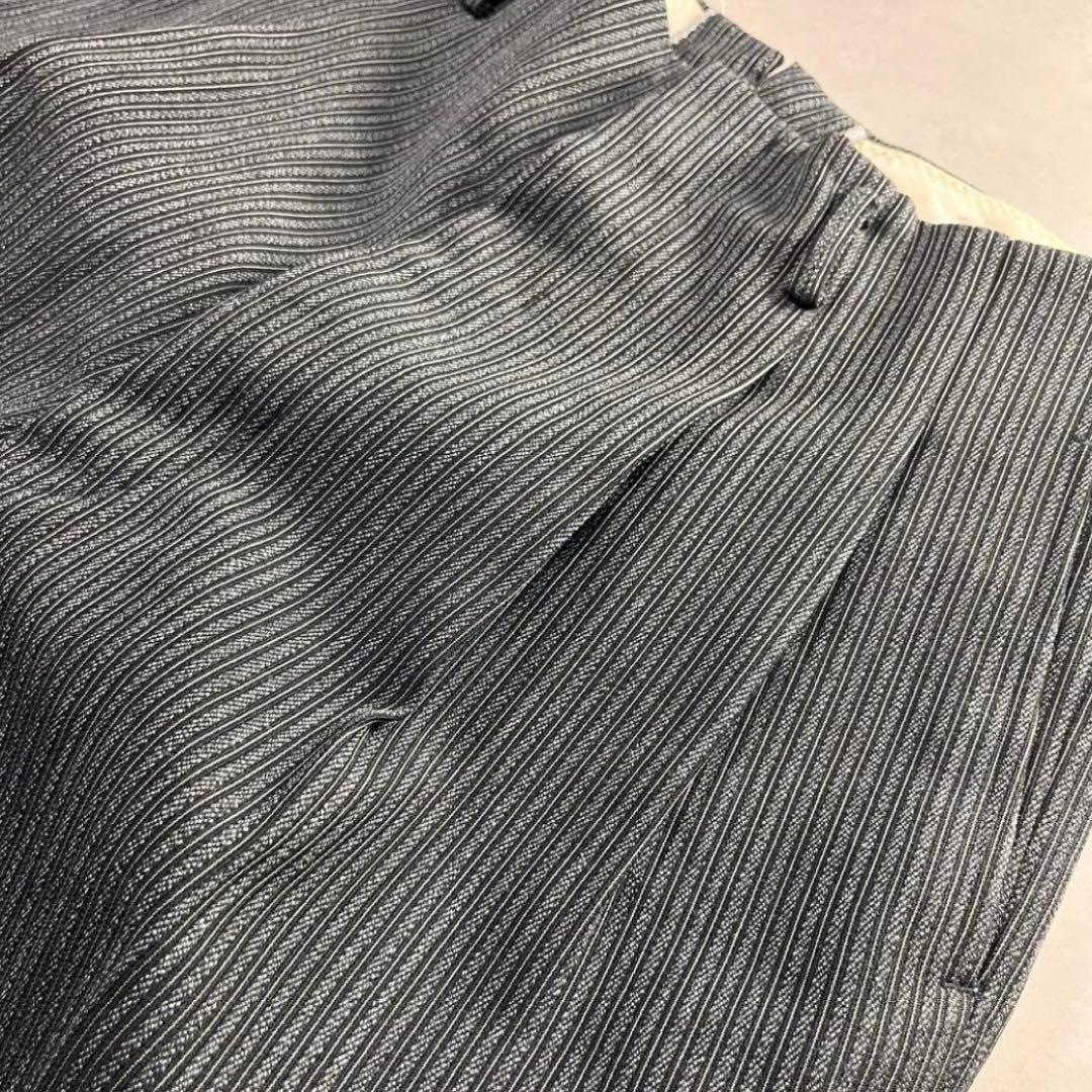 ◎50s ウール ストライプ ツータック スラックス ジャパンヴィンテージ②