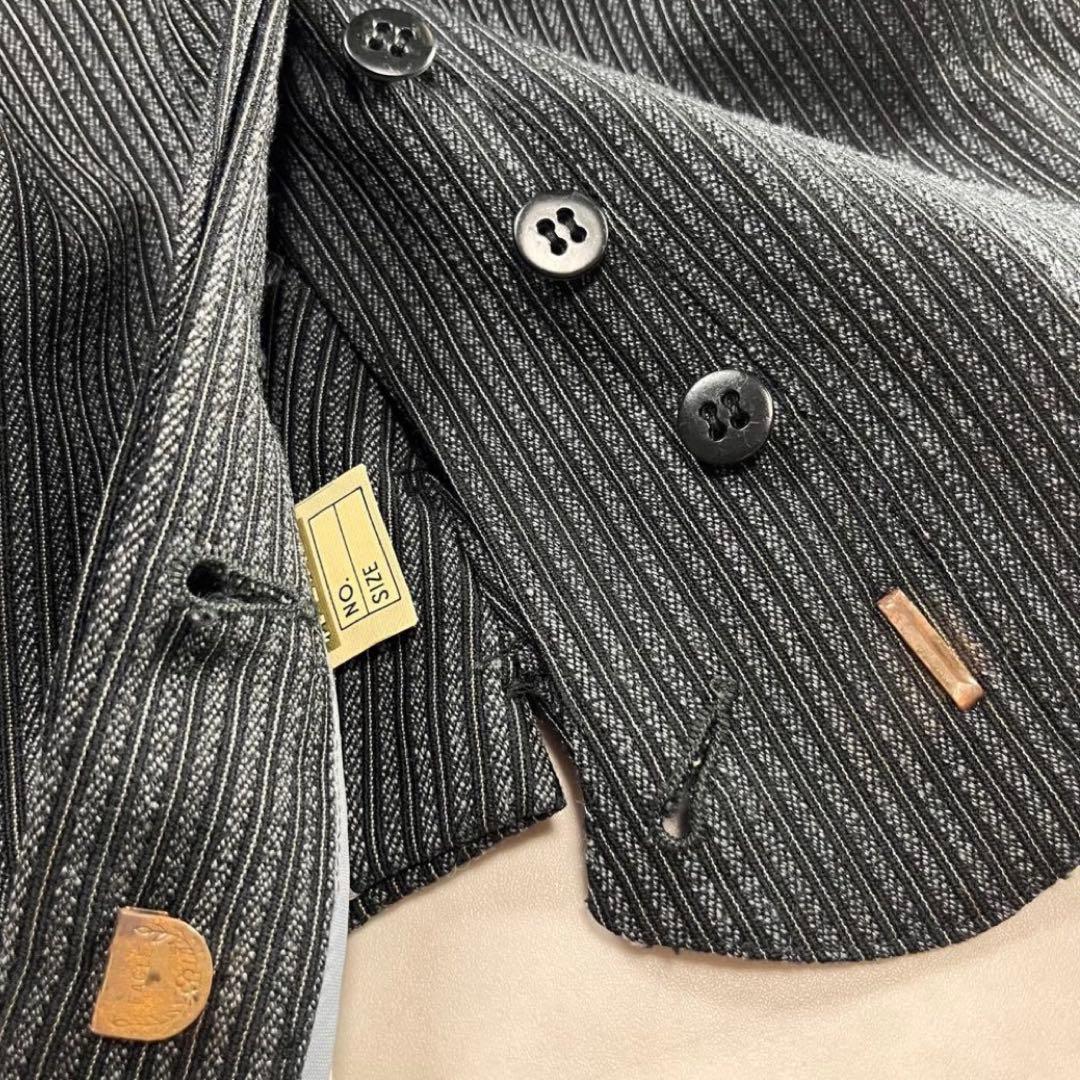 ◎50s ウール ストライプ ツータック スラックス ジャパンヴィンテージ②