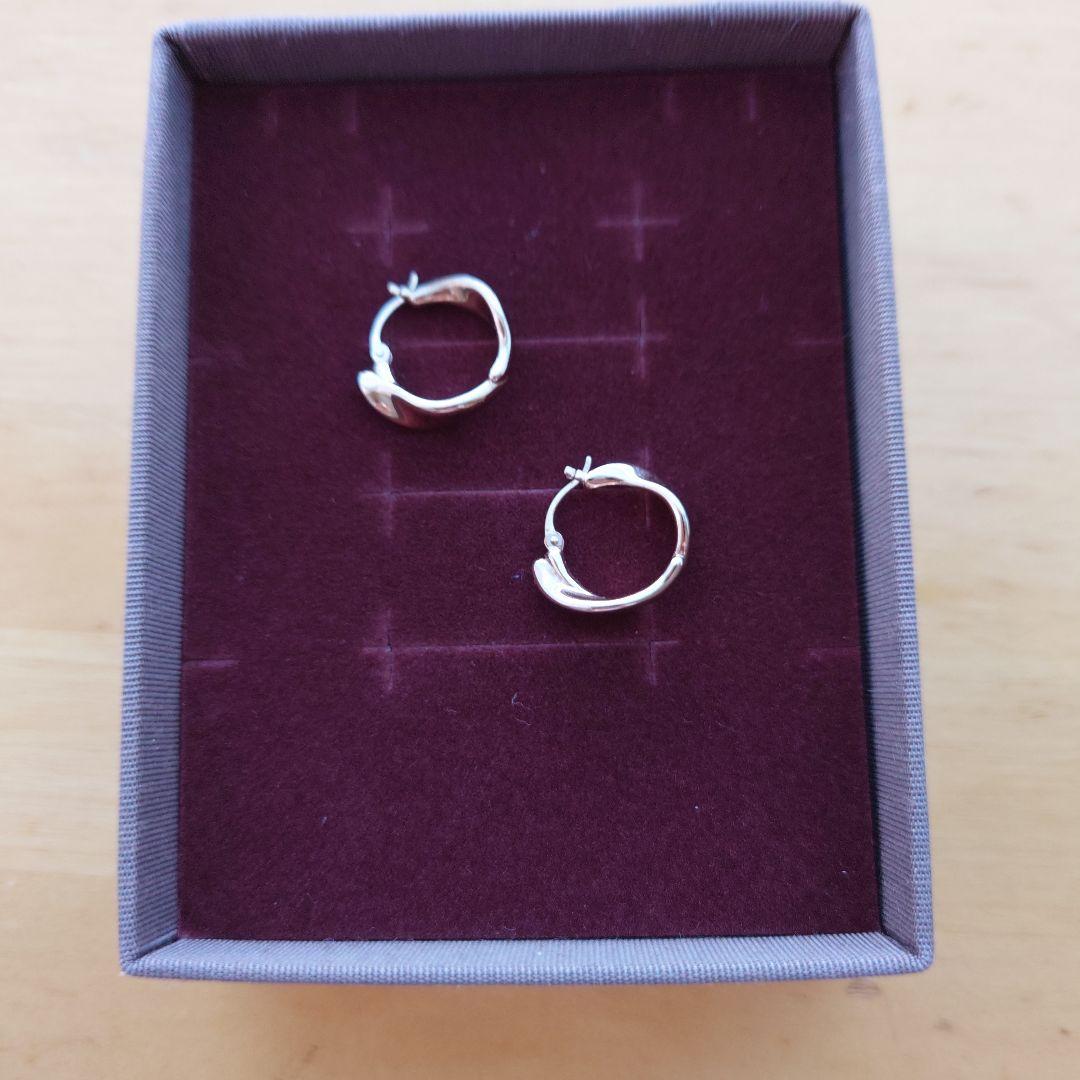 【juju】　ete　エテ　ピンクゴールド フープピアス