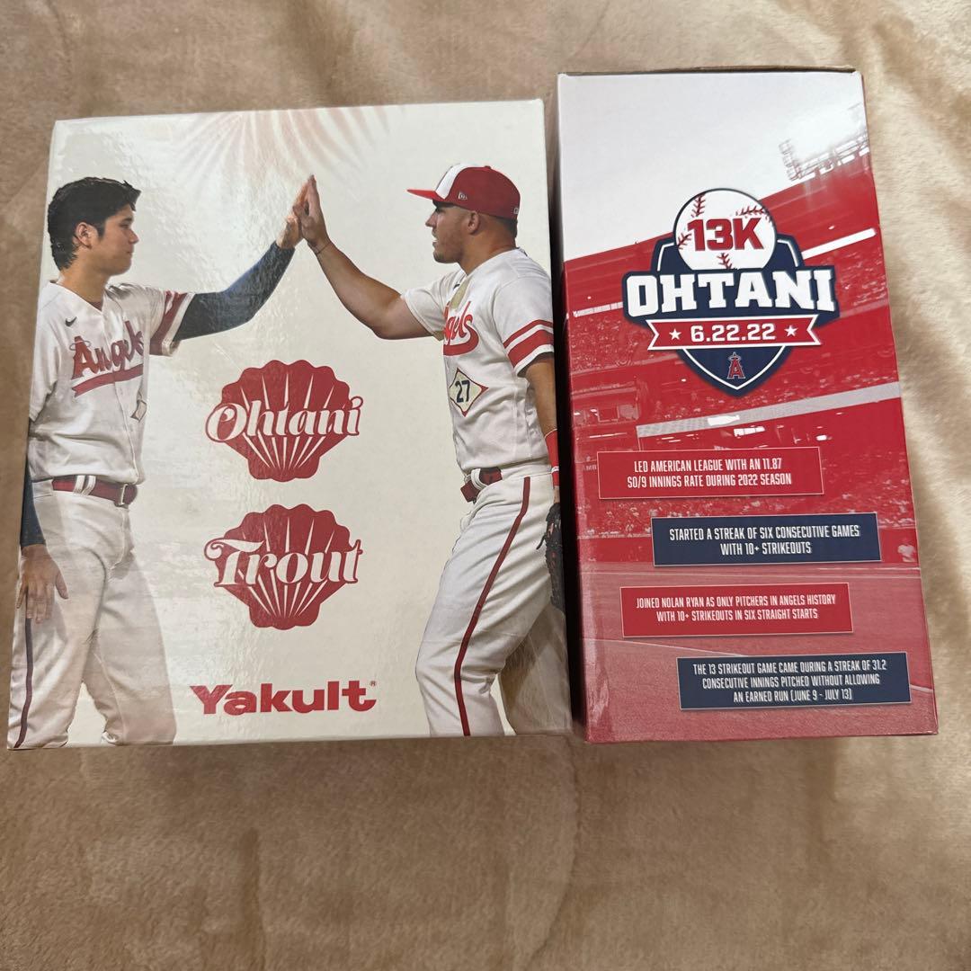 オオタニ・トラウト ダブルボブルヘッド セット