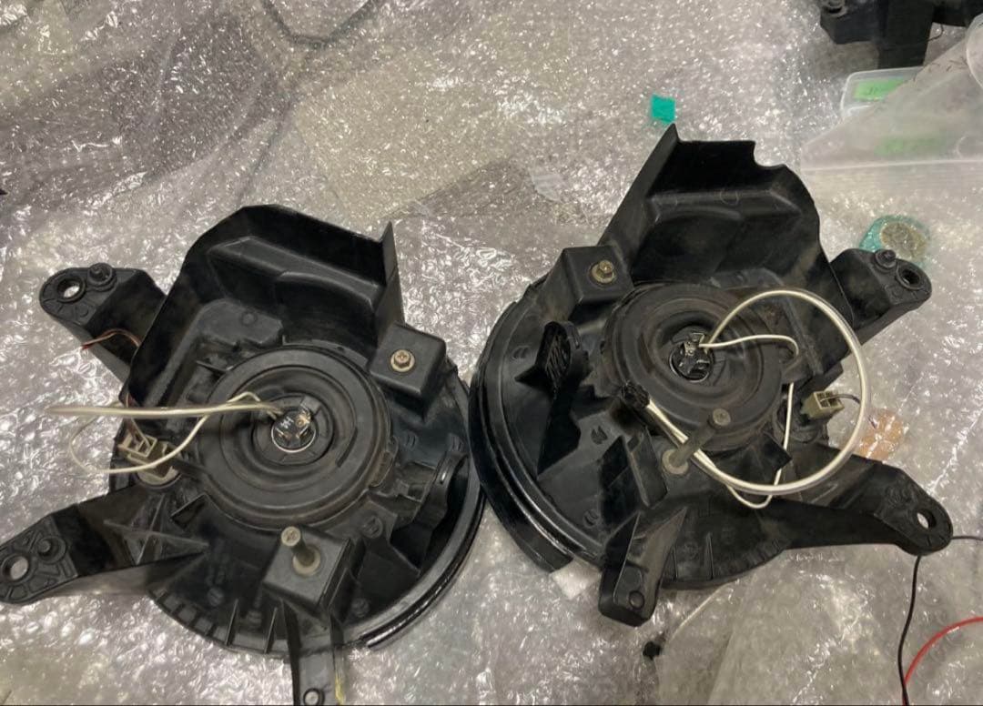 ミラジーノ　L700S 加工ヘッドライト　イカリングヘッドライト