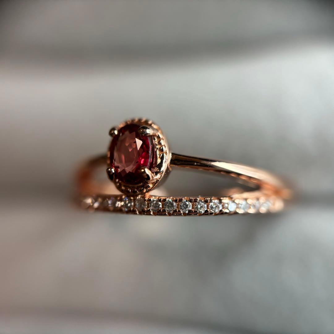 ★値下げ★鑑別メモ付き　ルビー　リング　フリーサイズ