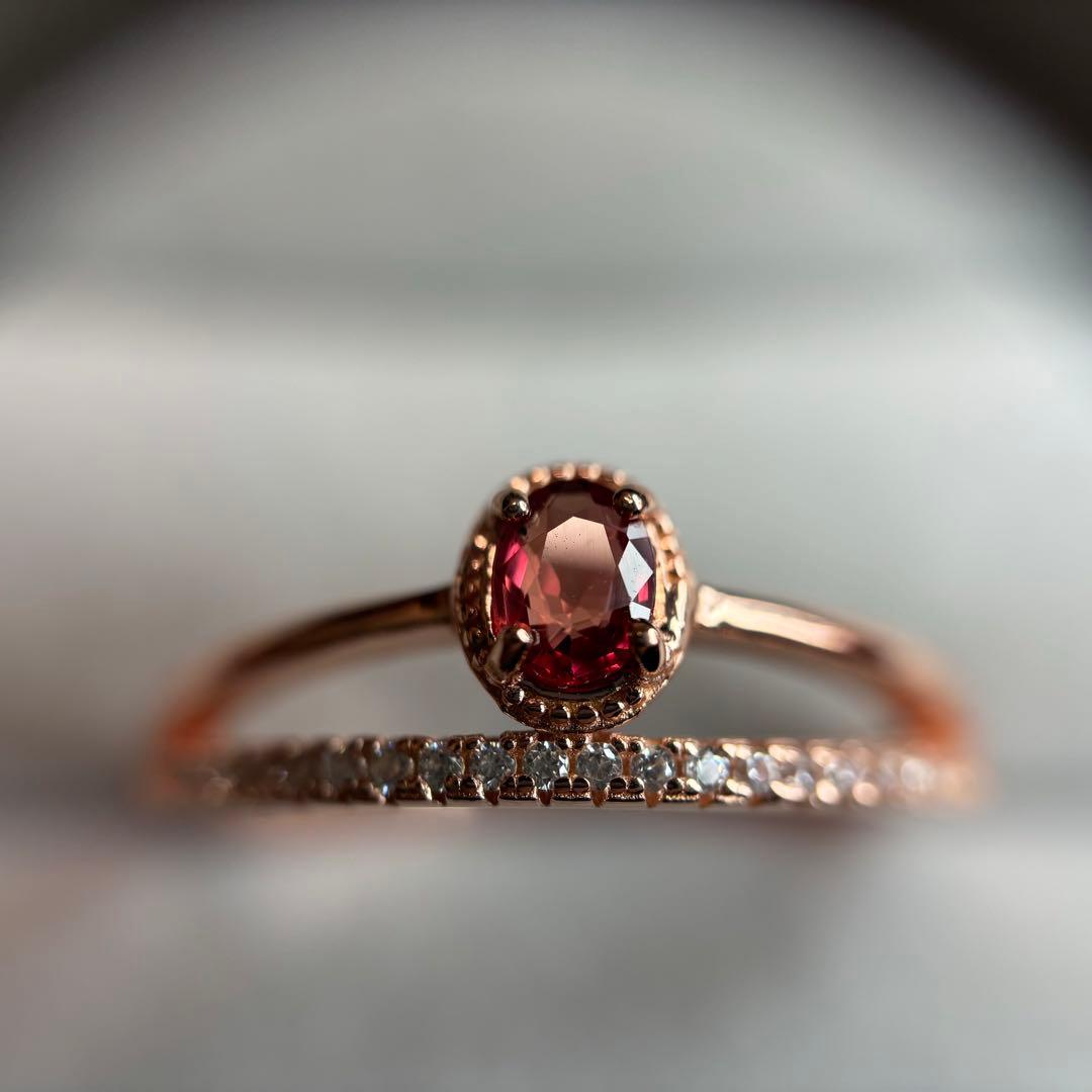 ★値下げ★鑑別メモ付き　ルビー　リング　フリーサイズ