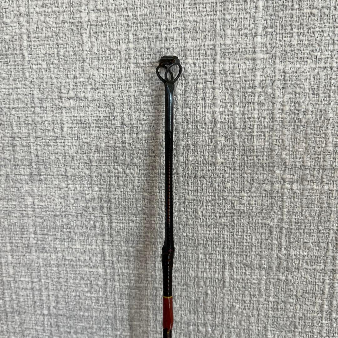 石鯛和竿　俊貞作　総巻総塗り竹竿　石鯛竿　美品
