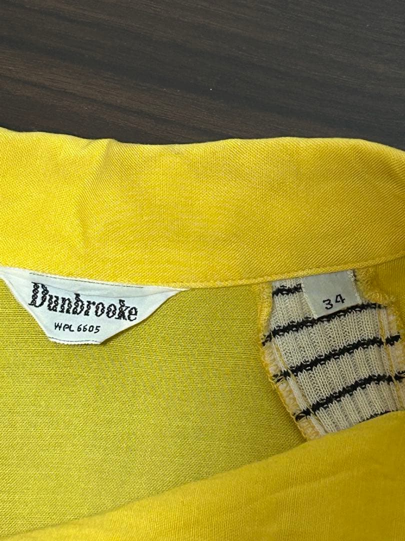 60s Dunbrooke サイズ34 ボーリングシャツ　レーヨン
