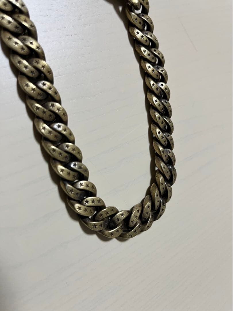 クスオ　CALEE ウォレットチェーン　43cm 真鍮➕ウォレット