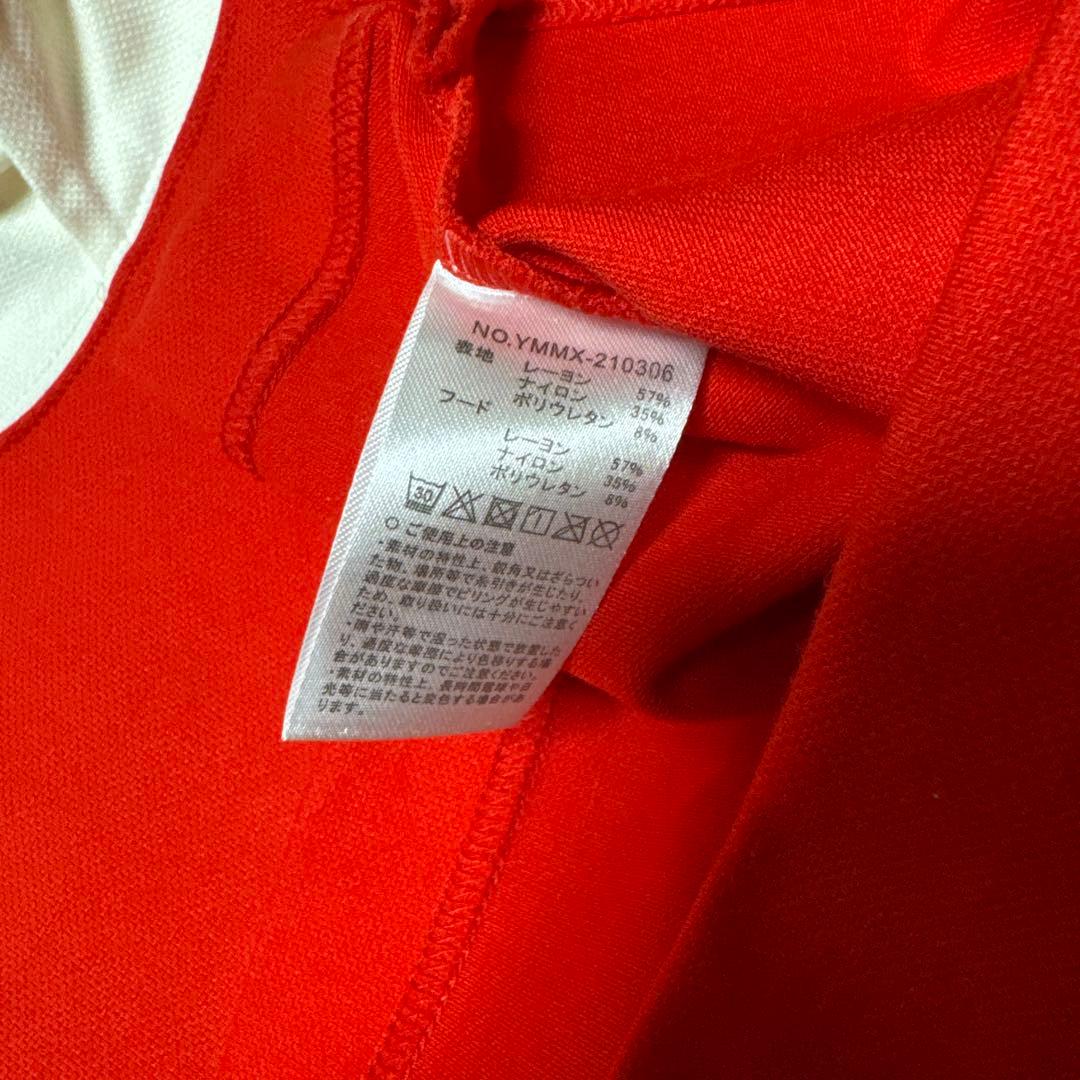 MUTA MARINE フード付きセーター 赤