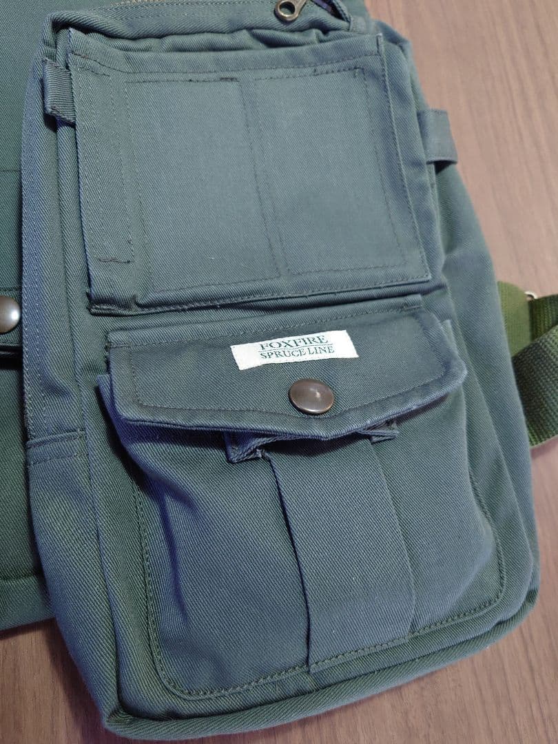 Foxfire バーチカルタックルベスト(フライパッチ付) オリーブ