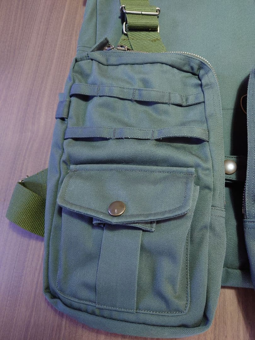 Foxfire バーチカルタックルベスト(フライパッチ付) オリーブ