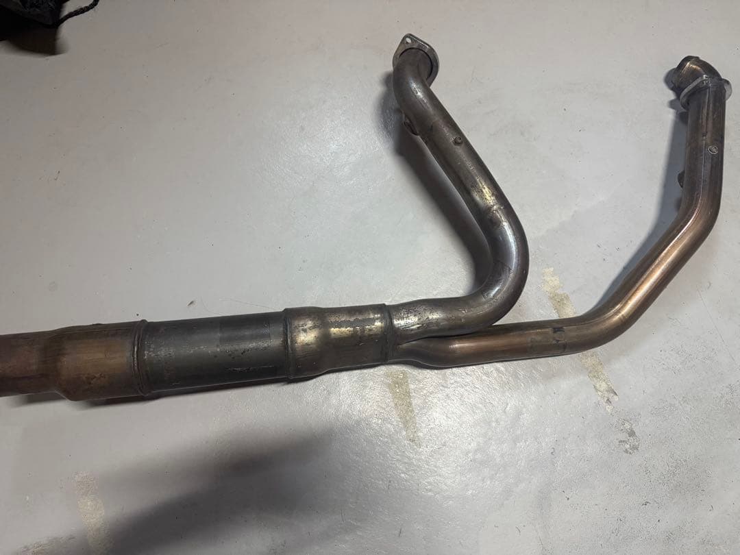 ハーレー　純正　ツーリング　エキパイ　14年以降