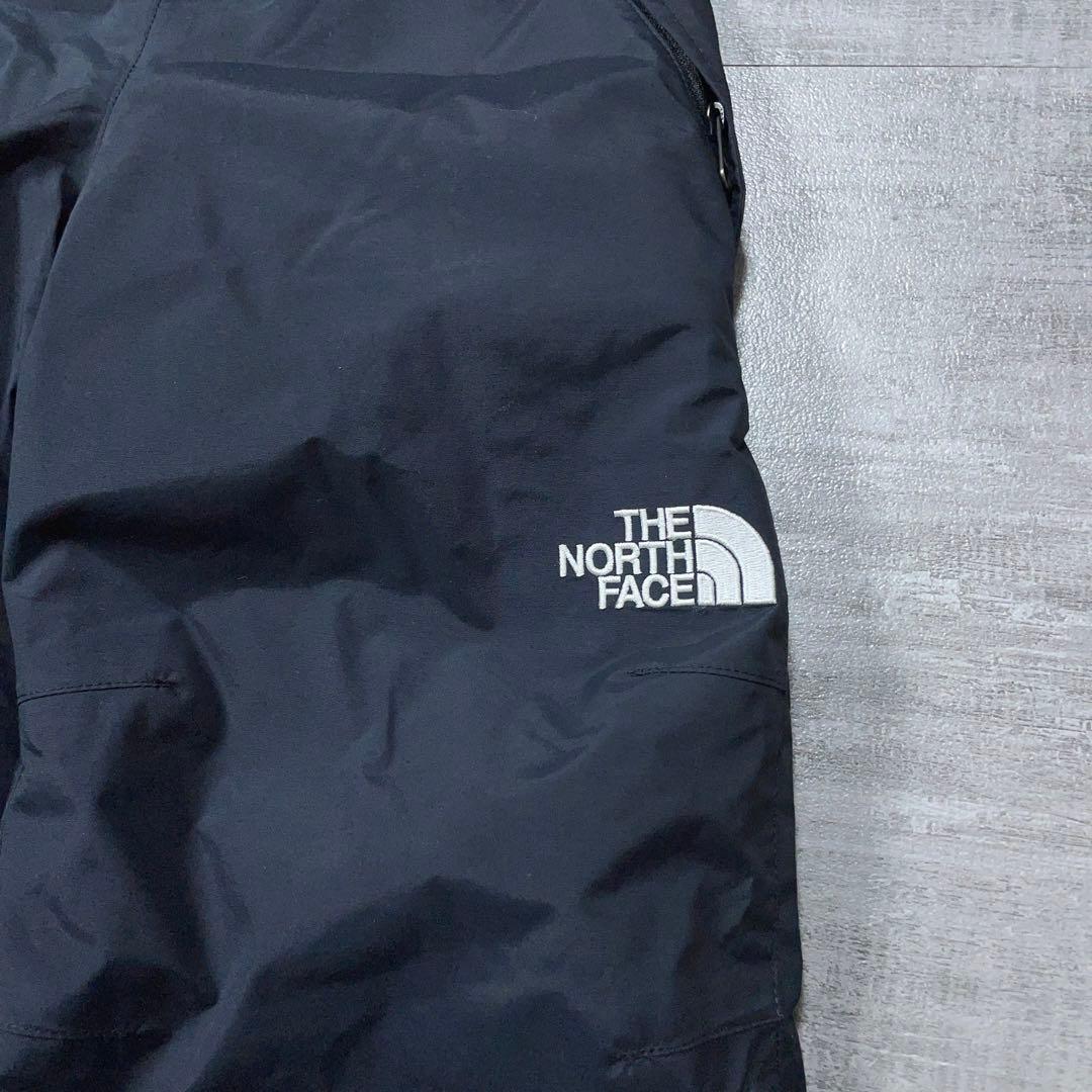 ノースフェイス スキーウェア 110 黒 ビブパンツ スキーウェア スノーボード