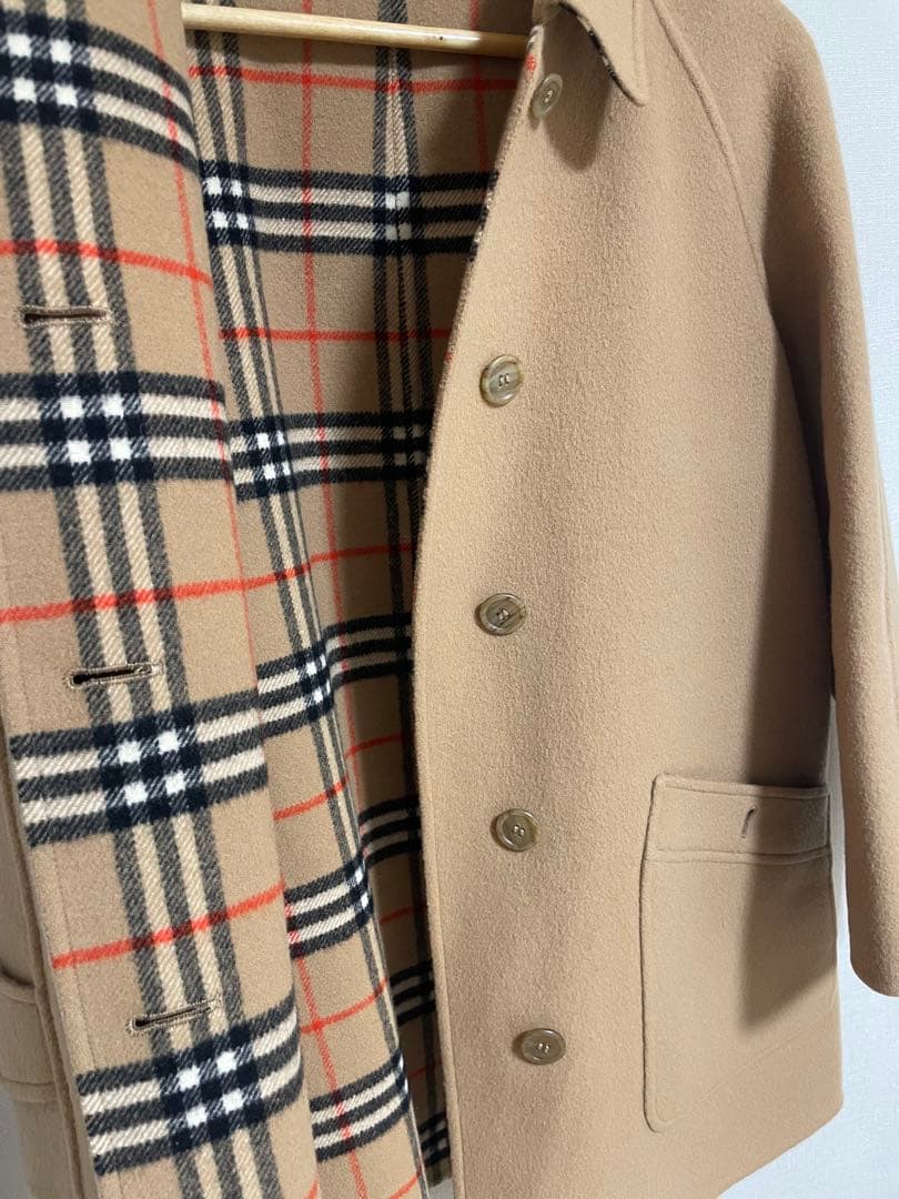 Burberryベージュ チェック柄裏地 コート