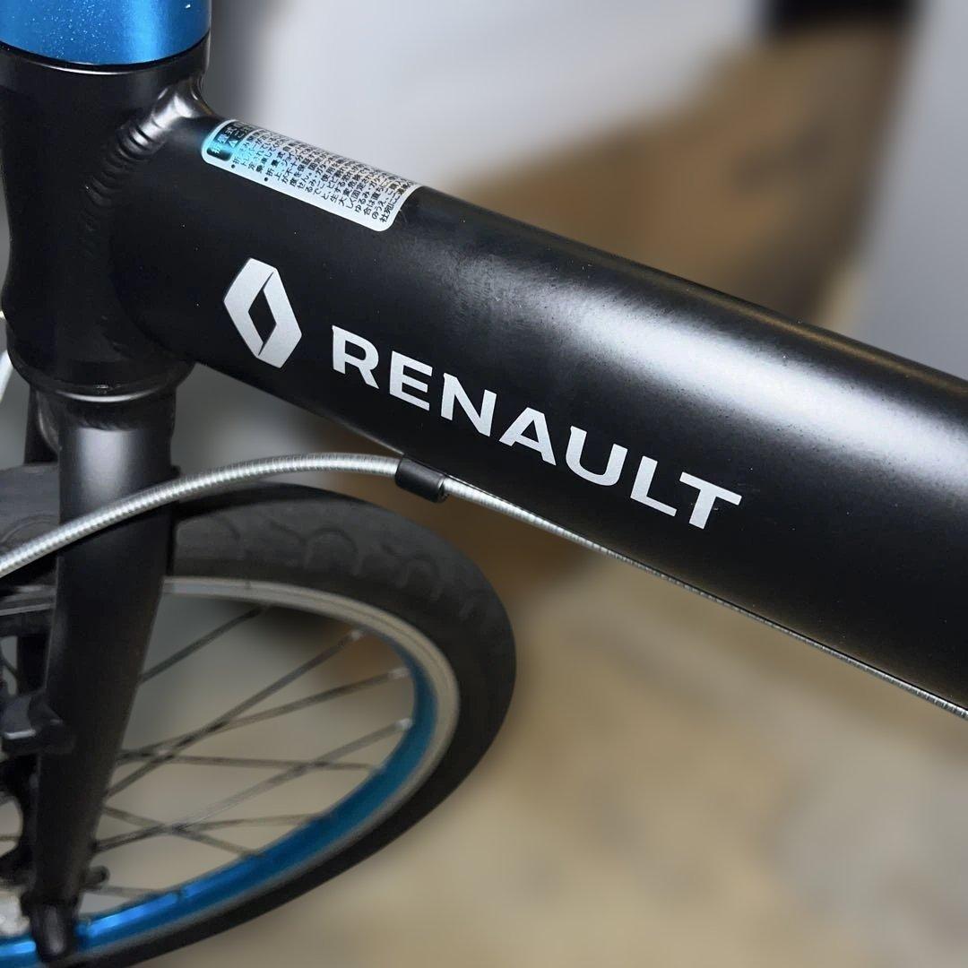 ⭐︎Renault 折りたたみ自転車 20インチ/ライト/サドルカスタム/ルノー