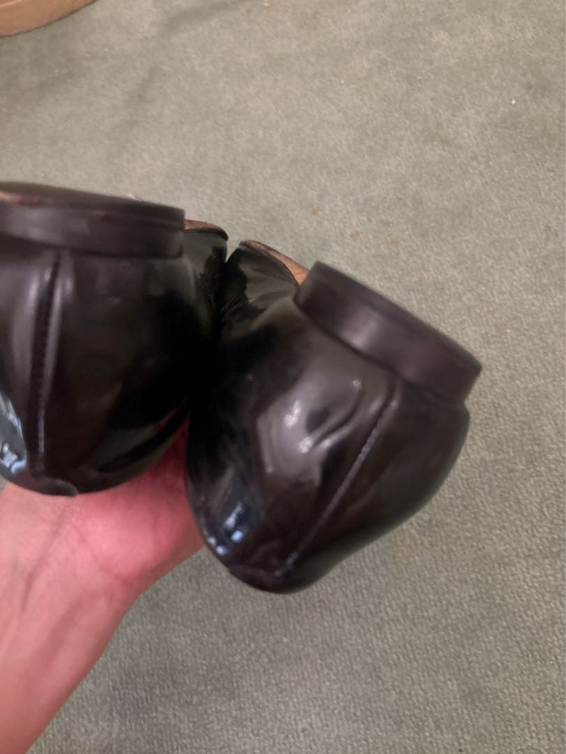 ♡本物♡シャネル♡CHANEL♡ブラックチェーンCCフラットシューズ36ハーフ