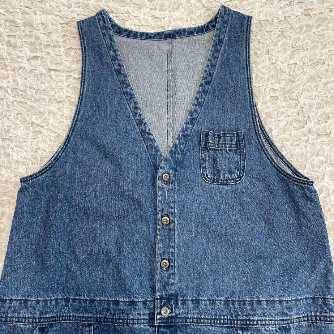 soulberry ソウルベリー　店長のデニムなサロペット　オールインワン　M