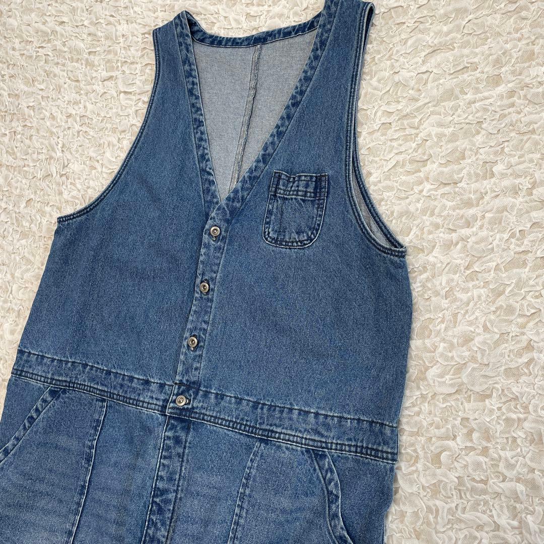 soulberry ソウルベリー　店長のデニムなサロペット　オールインワン　M