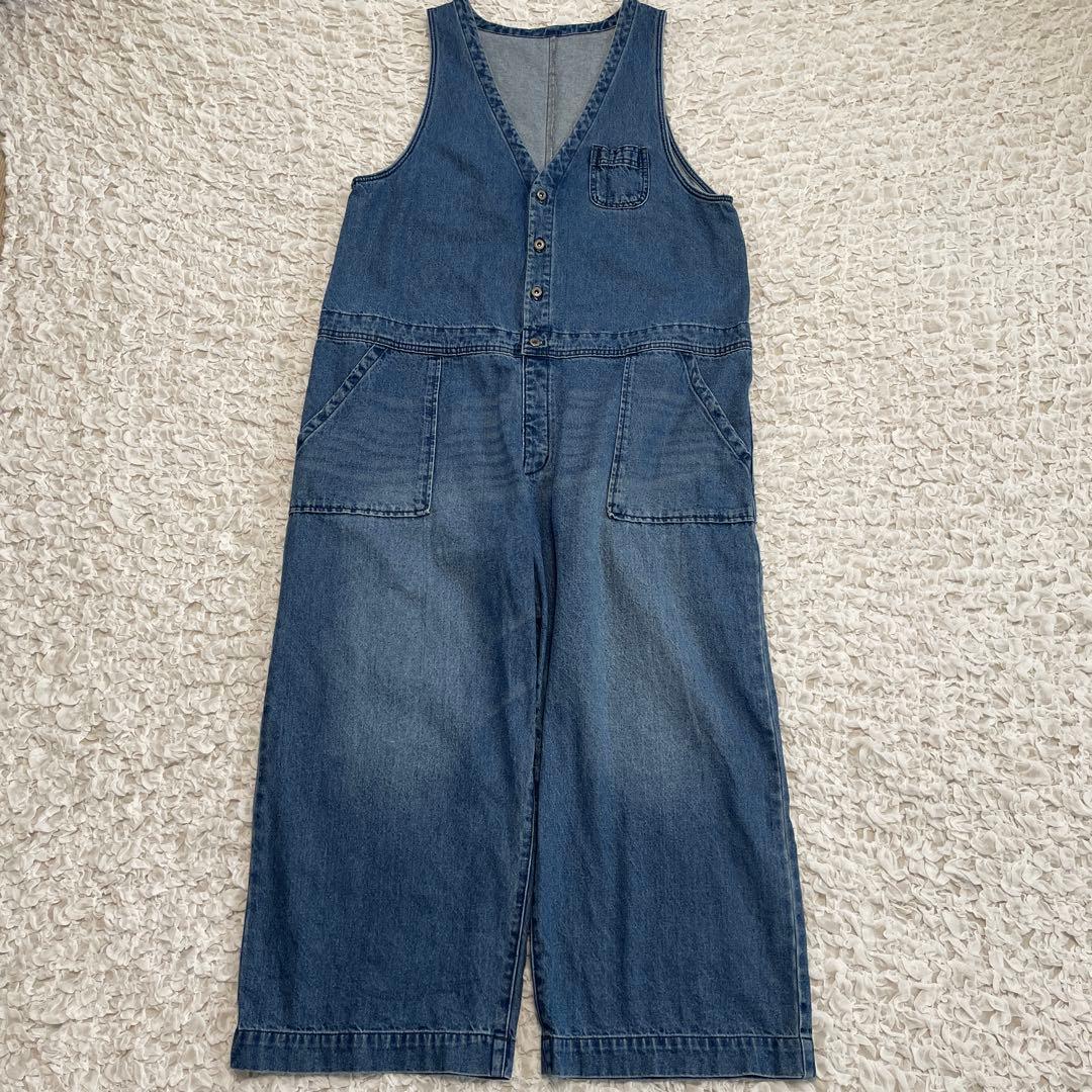 soulberry ソウルベリー　店長のデニムなサロペット　オールインワン　M