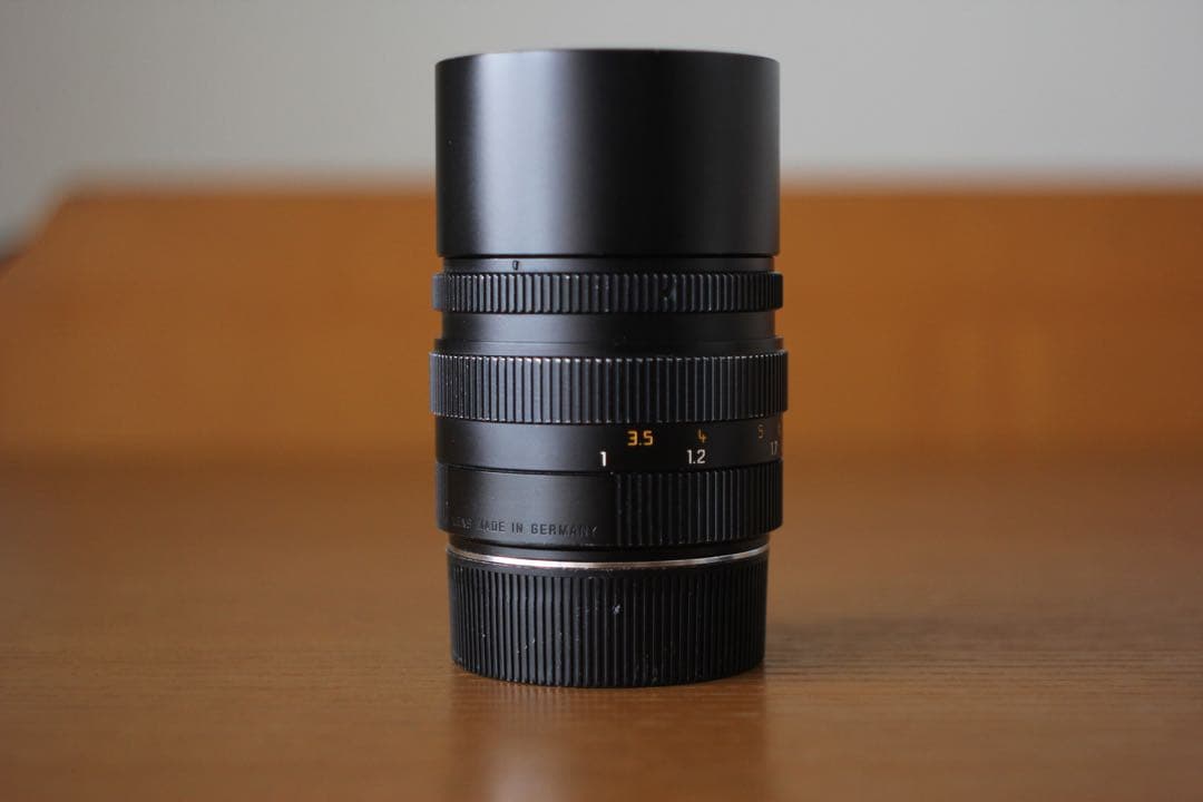 【美品】Leica Elmarit-M 90mm f2.8 組み込みフード