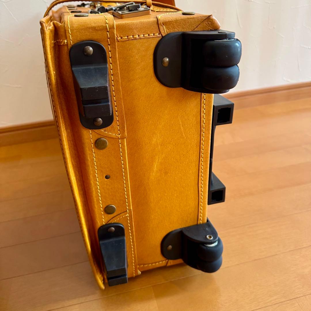 【新品】ユーラシアトランク C8014-58cm スーツケース イエロー