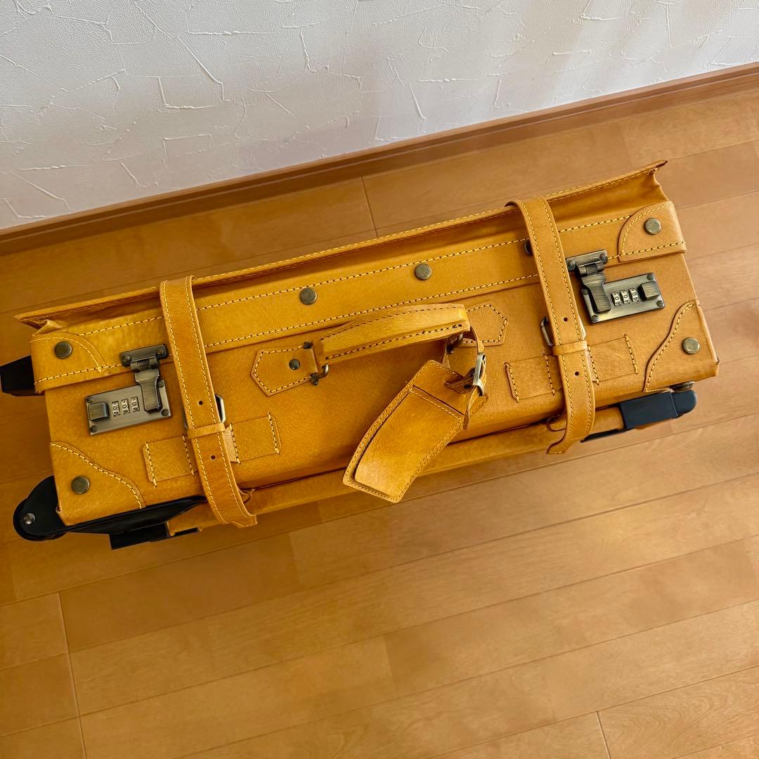 【新品】ユーラシアトランク C8014-58cm スーツケース イエロー