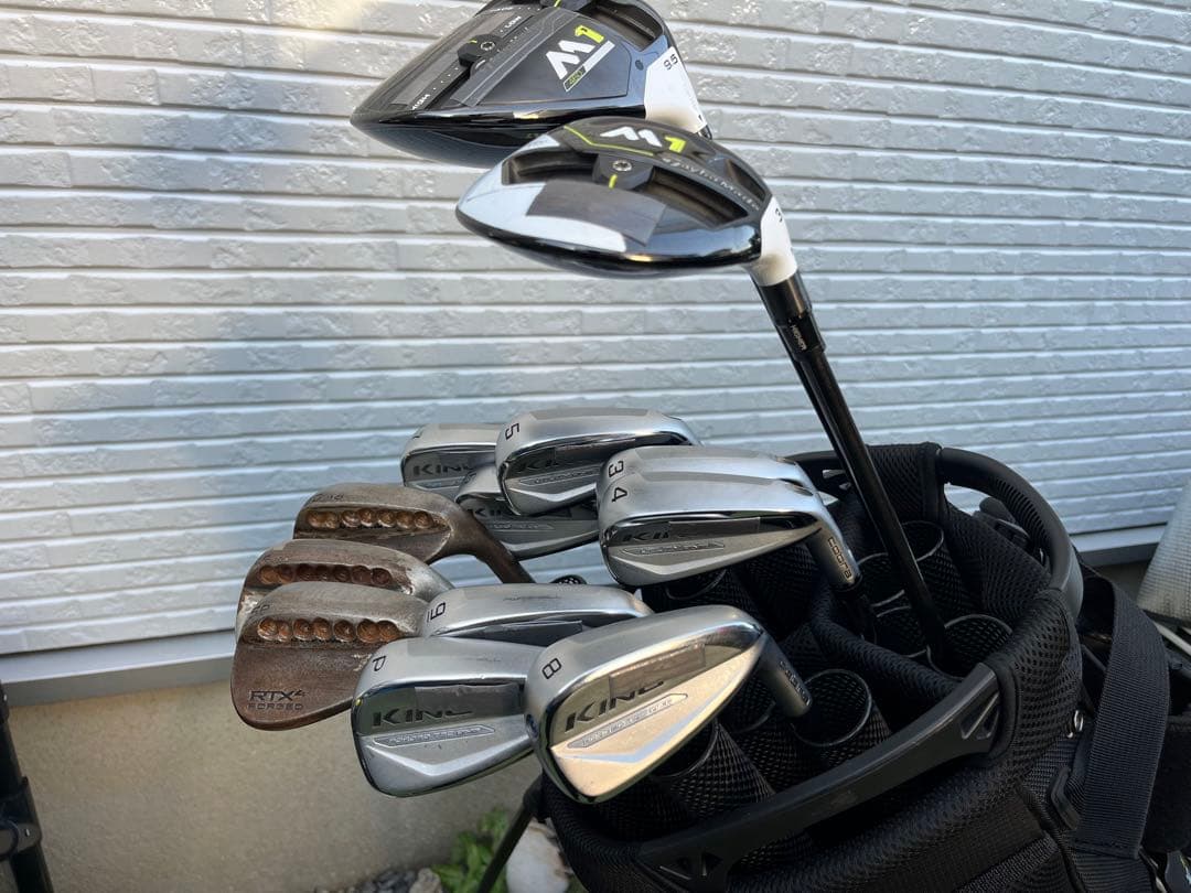 『最後の値下げ』カスタム フルセット！ワンレングスアイアン13本＋予備シャフト
