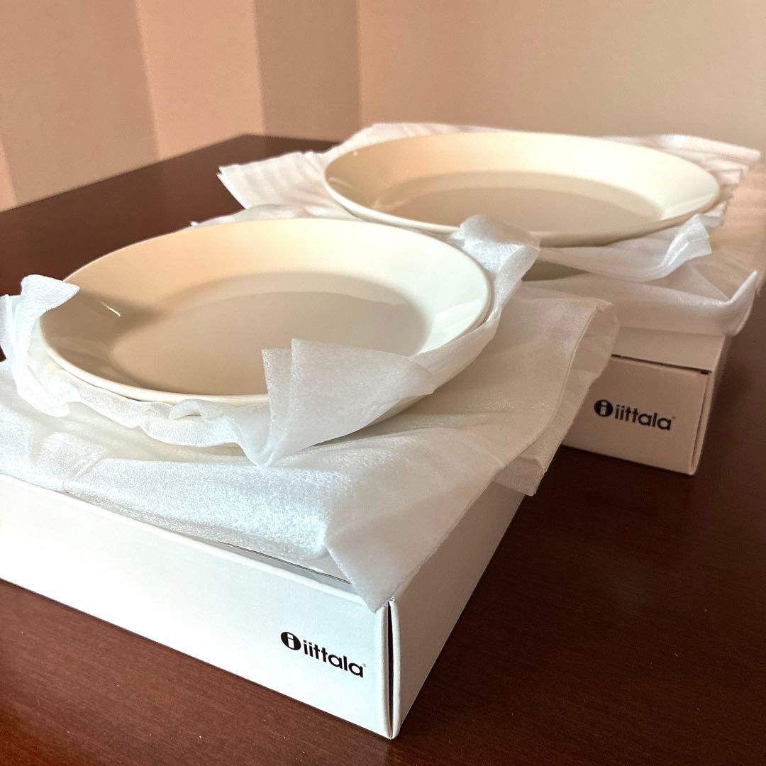 【新品・未使用】イッタラ　ティーマプレート4枚セット 23cm 17cm