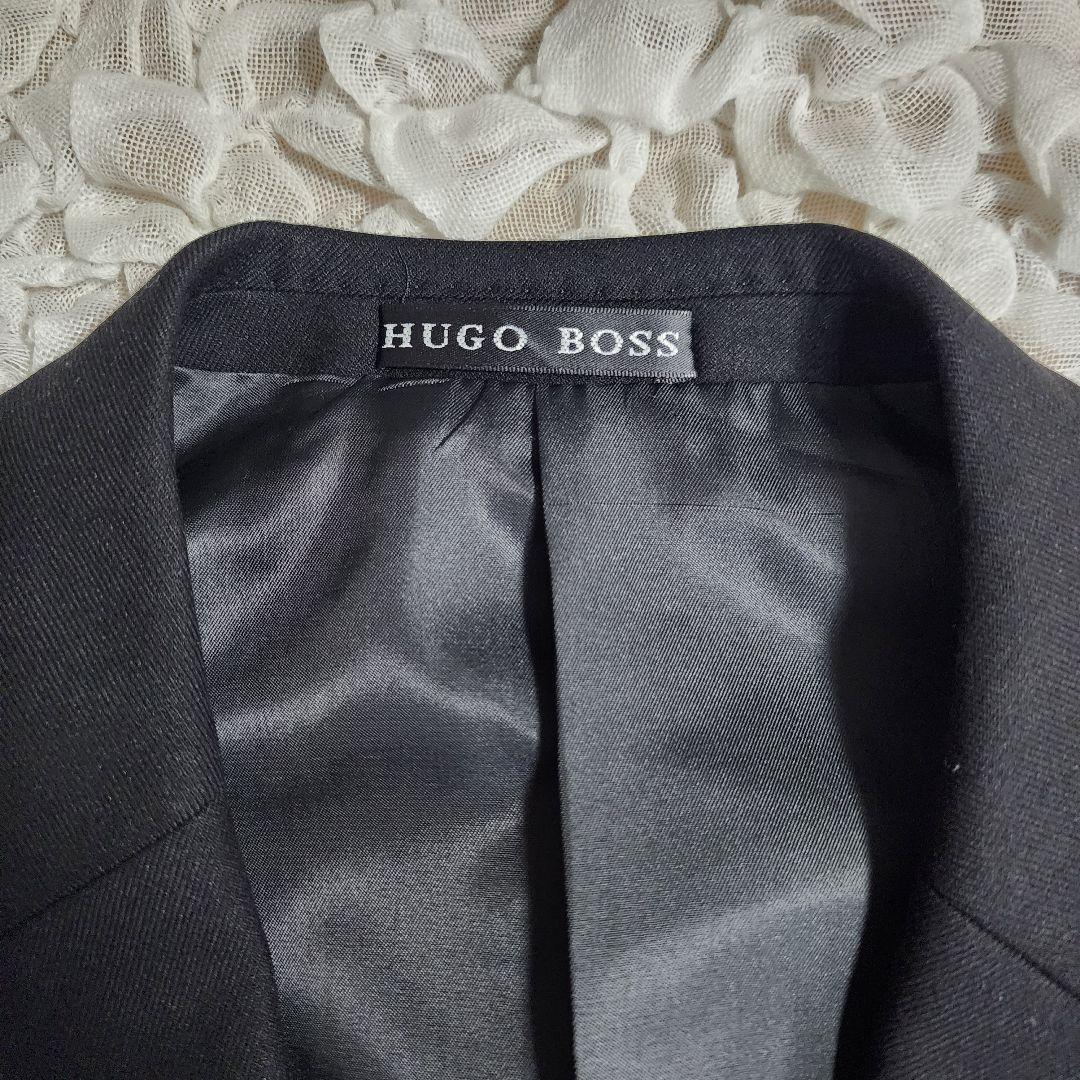 新品 ヒューゴボス イタリア製 ウール100% セットアップ スーツ M