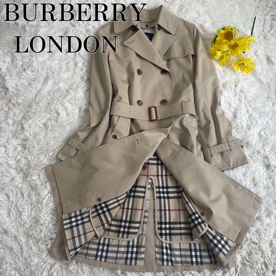 BURBERRY LONDON ノバチェック ライナー付き トレンチコート 38