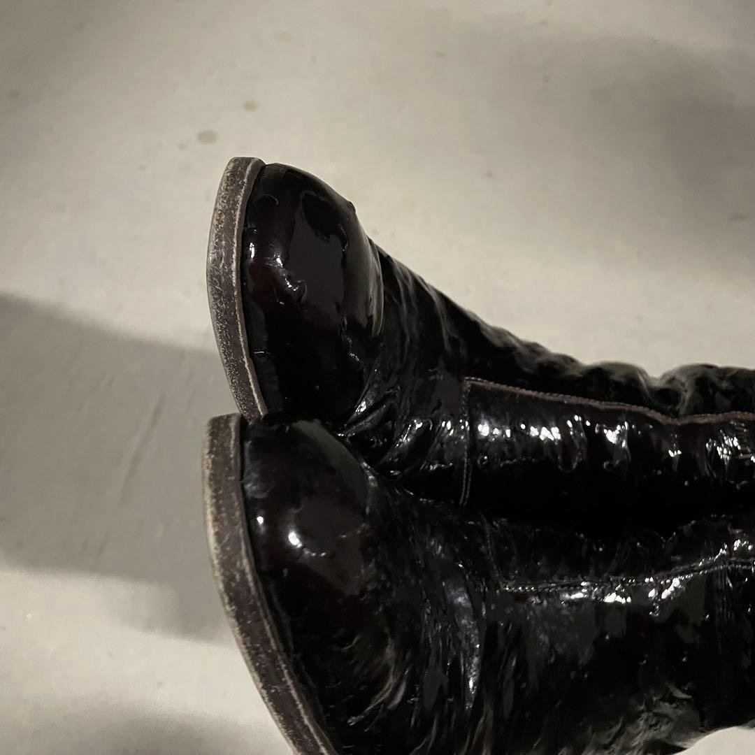 わかりゃうさん専用 サンローランリヴゴーシュ オーストリッチ ジョニーブーツ