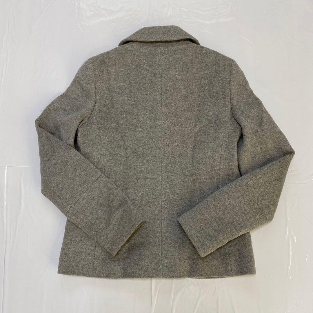 新品 theory セオリー　シンプル　美品　ショートコート　灰色　グレー