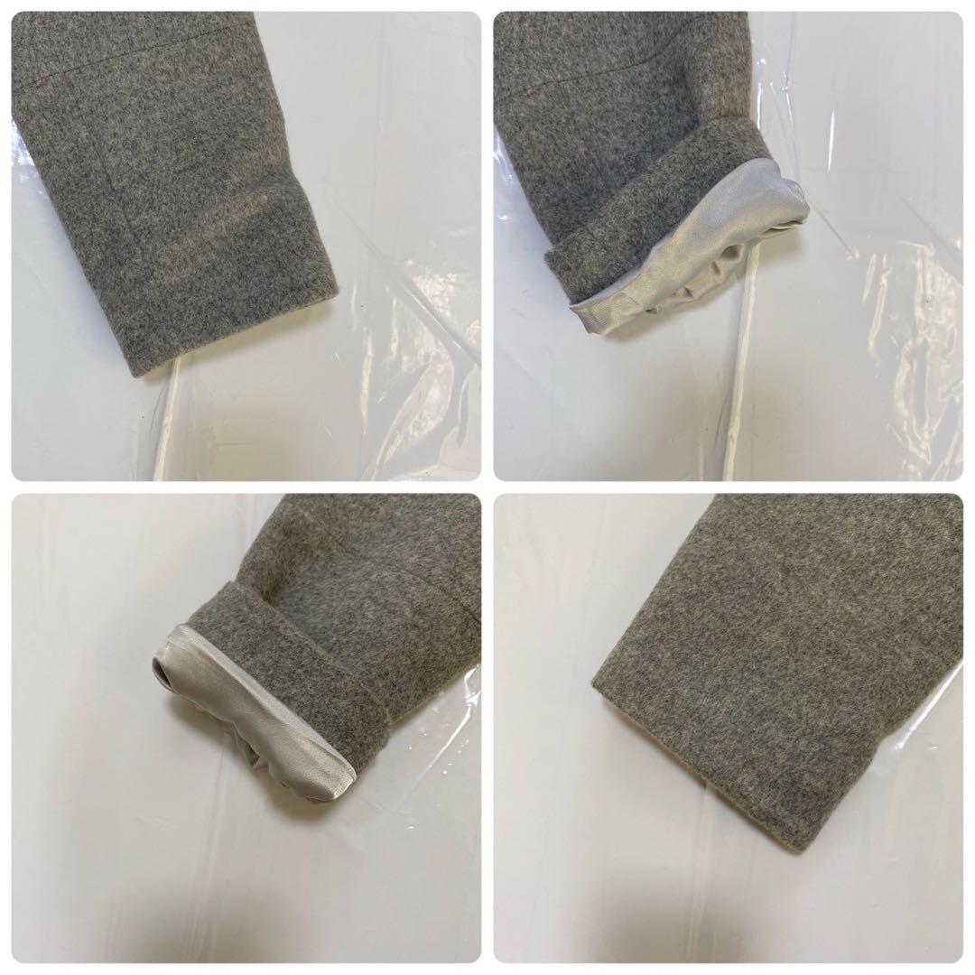 新品 theory セオリー　シンプル　美品　ショートコート　灰色　グレー