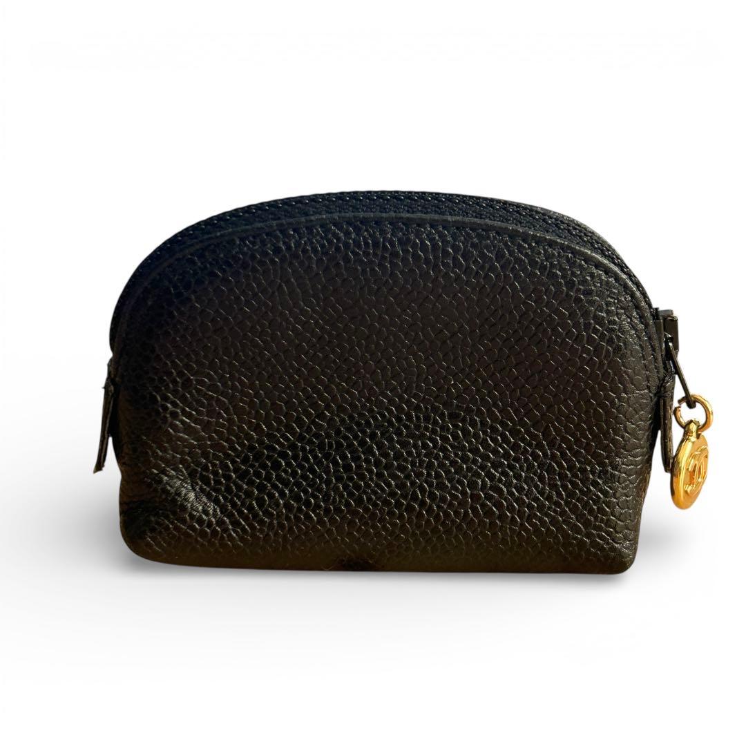 【希少❤︎3番台】CHANEL シャネル　キャビアスキン　ケース　ポーチ