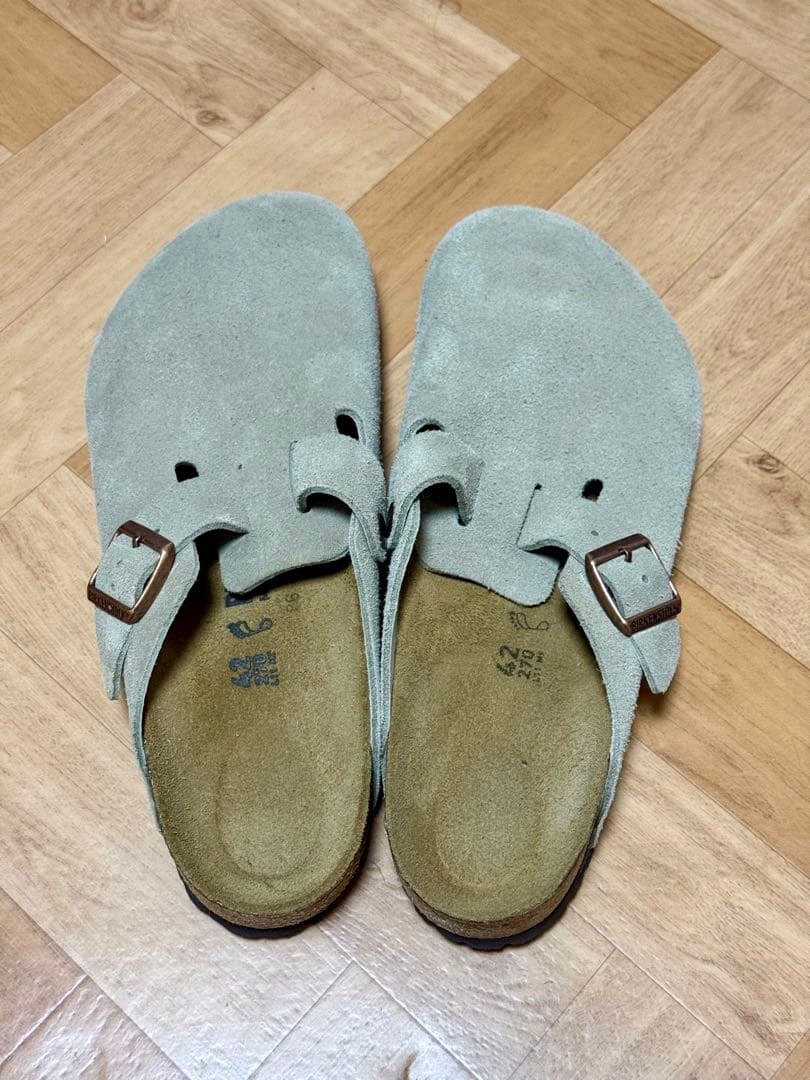 Birkenstock Boston 42 トープ　27cm サンダル