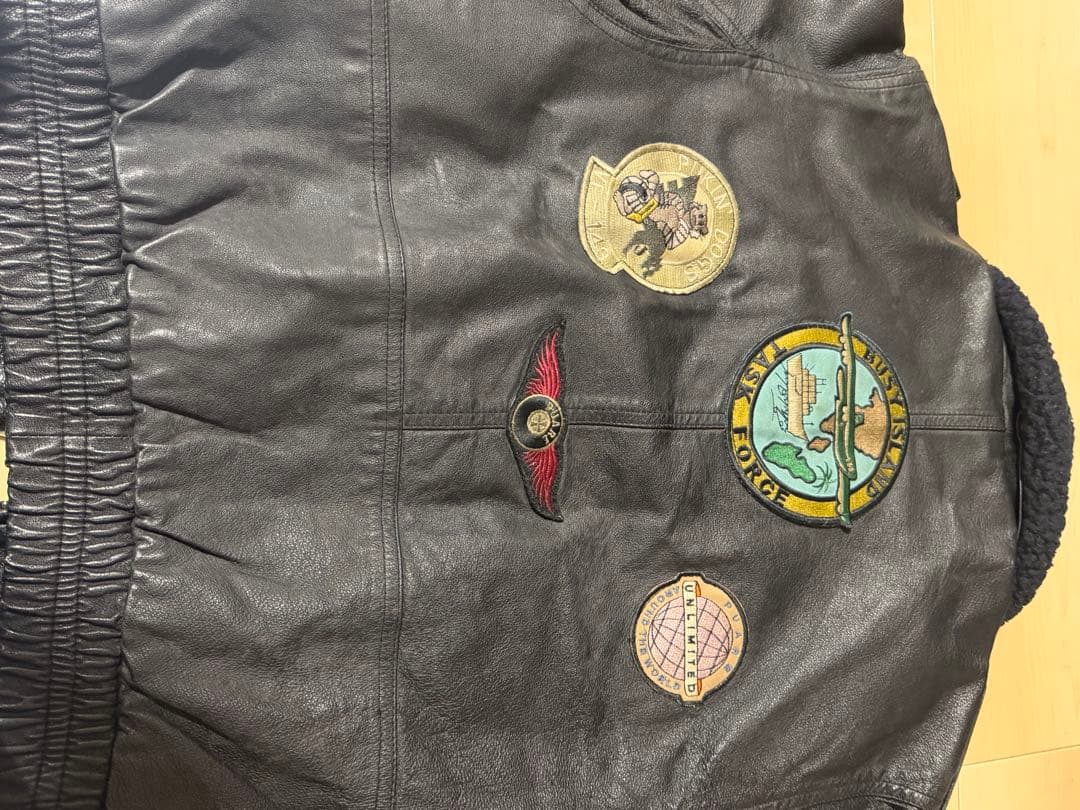 G-1フライトジャケット vintage top gun レザ －A-2L