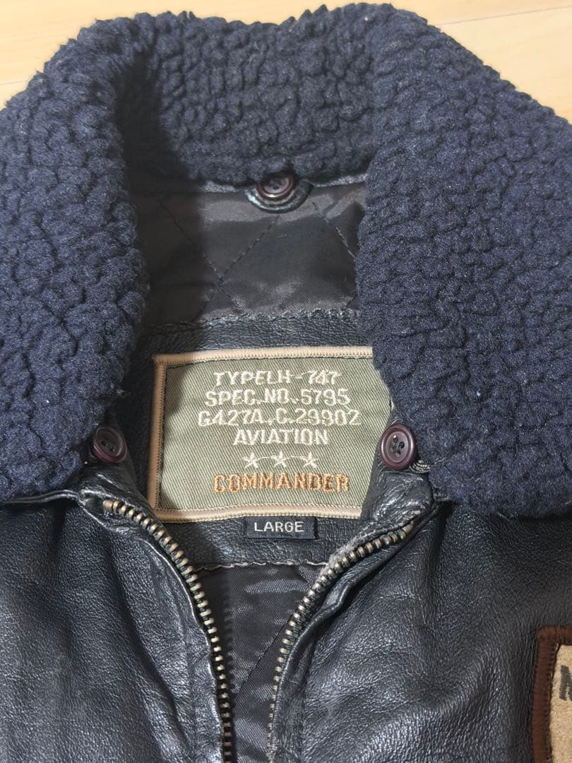 G-1フライトジャケット vintage top gun レザ －A-2L