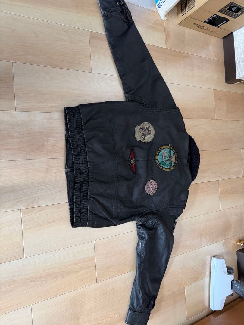 G-1フライトジャケット vintage top gun レザ －A-2L