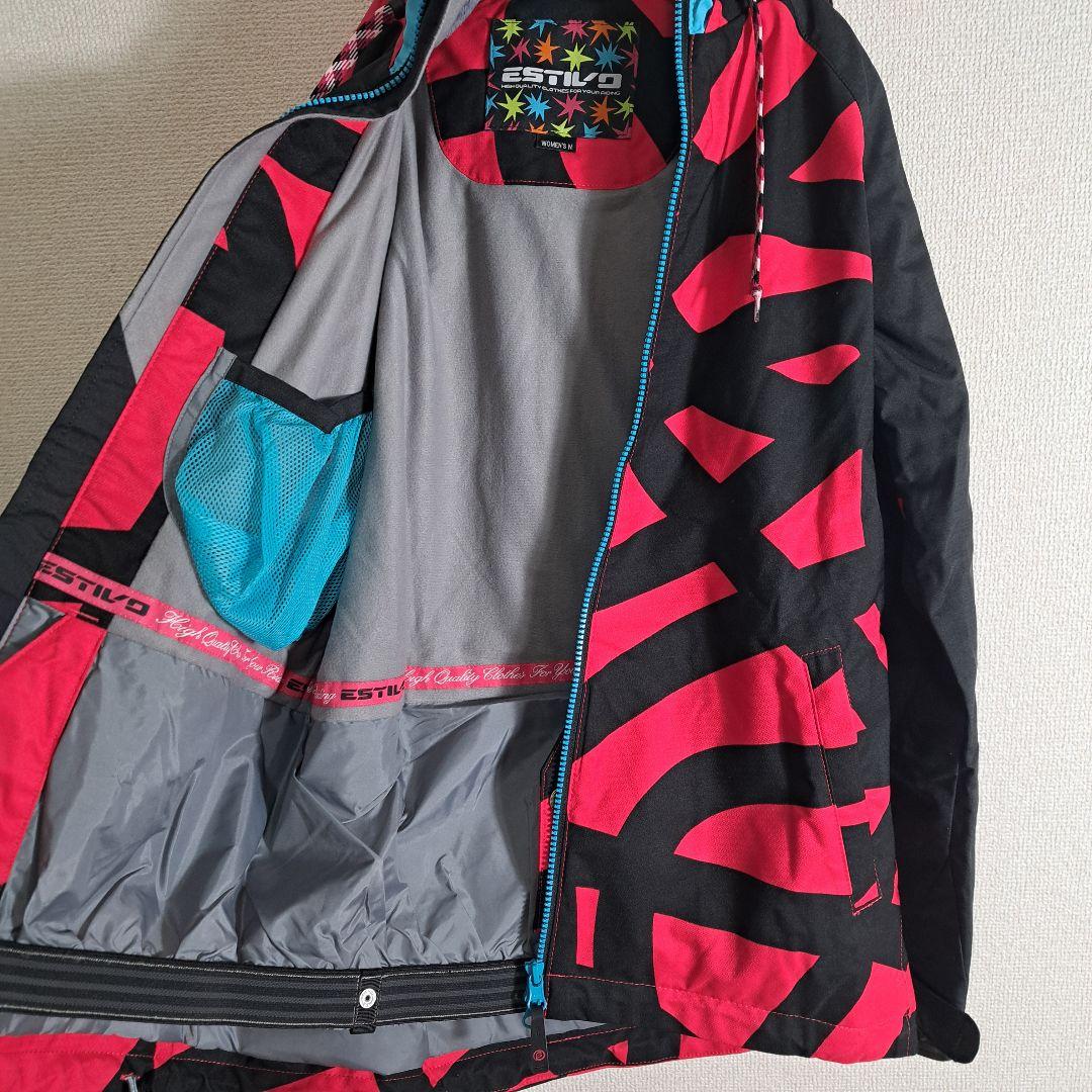 Q37★　ESTIVO　スノボウェア　セットアップ　レディース　M