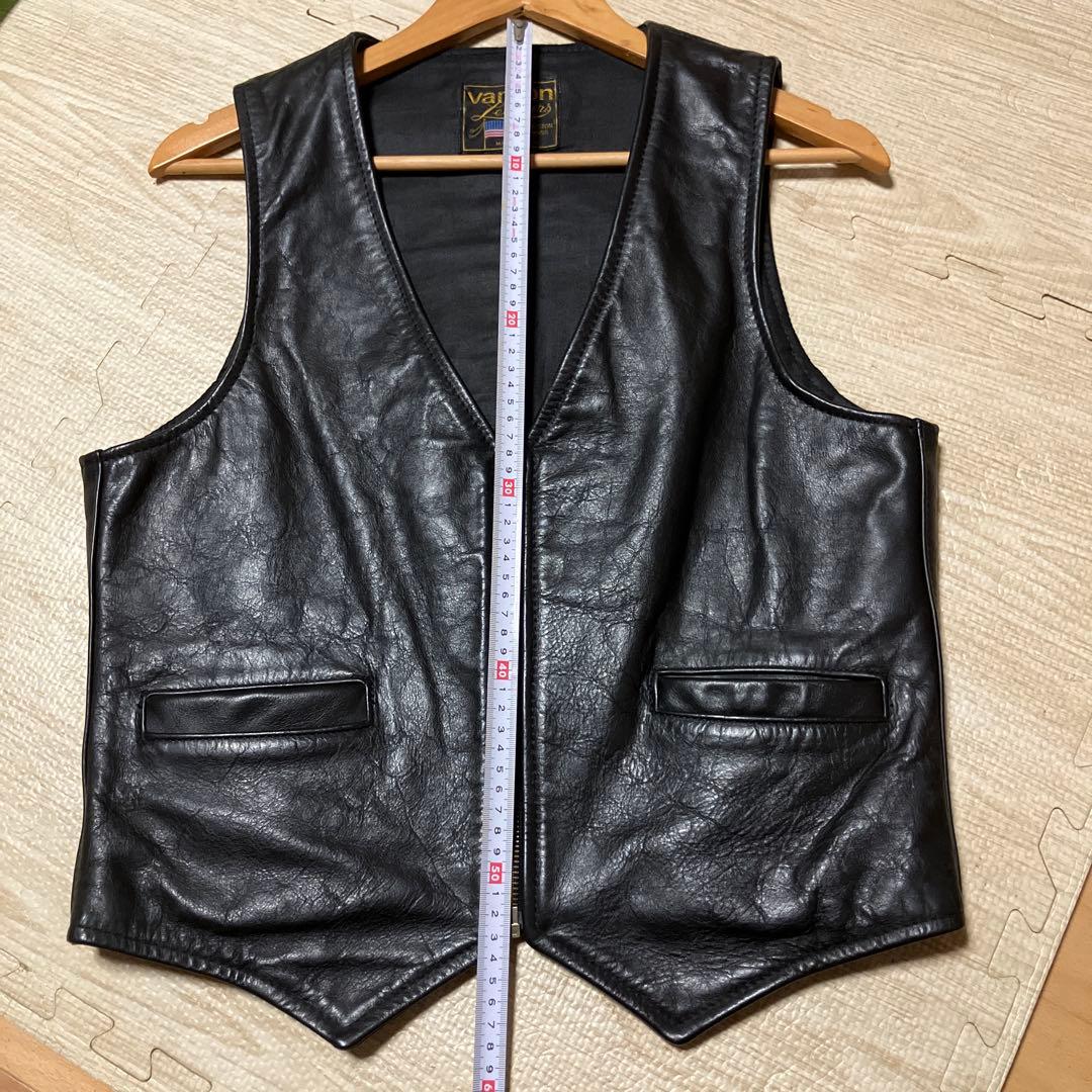 vansonレザーベスト