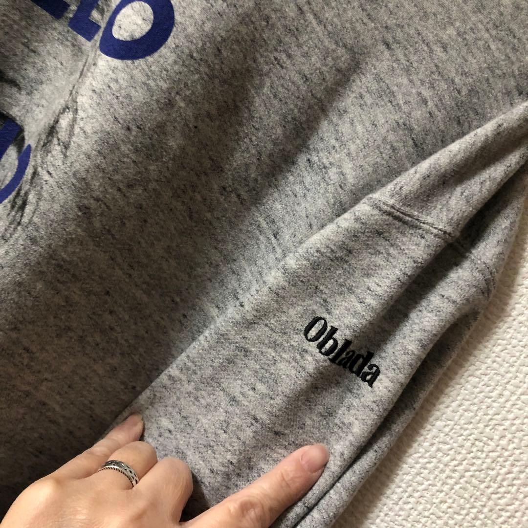 Oblada アインシュタイン プリント スウェット