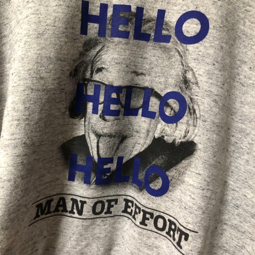 Oblada アインシュタイン プリント スウェット