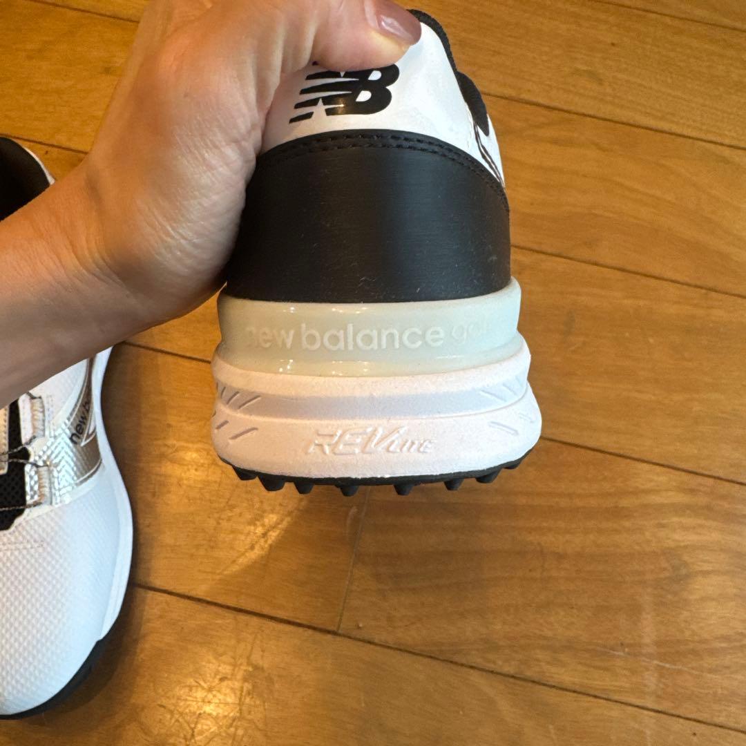 【新品未使用】メンズ　New Balance ゴルフシューズ　白　27.5cm