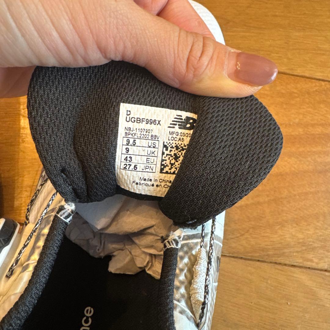 【新品未使用】メンズ　New Balance ゴルフシューズ　白　27.5cm