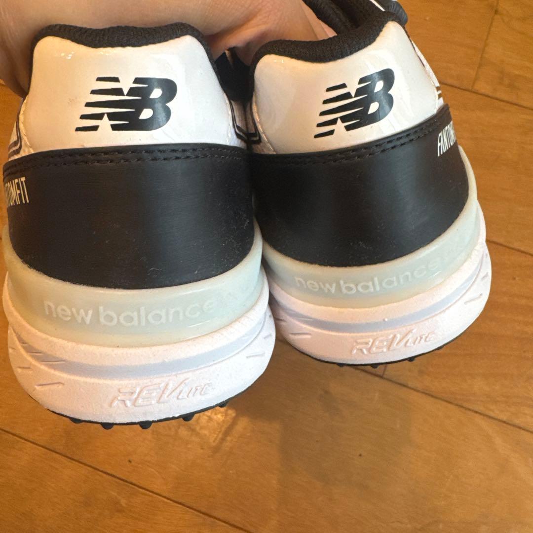 【新品未使用】メンズ　New Balance ゴルフシューズ　白　27.5cm