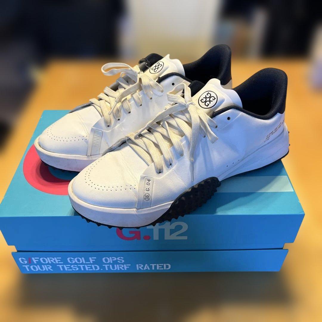 G/FORE G.12 ゴルフシューズ ホワイト/ネイビー