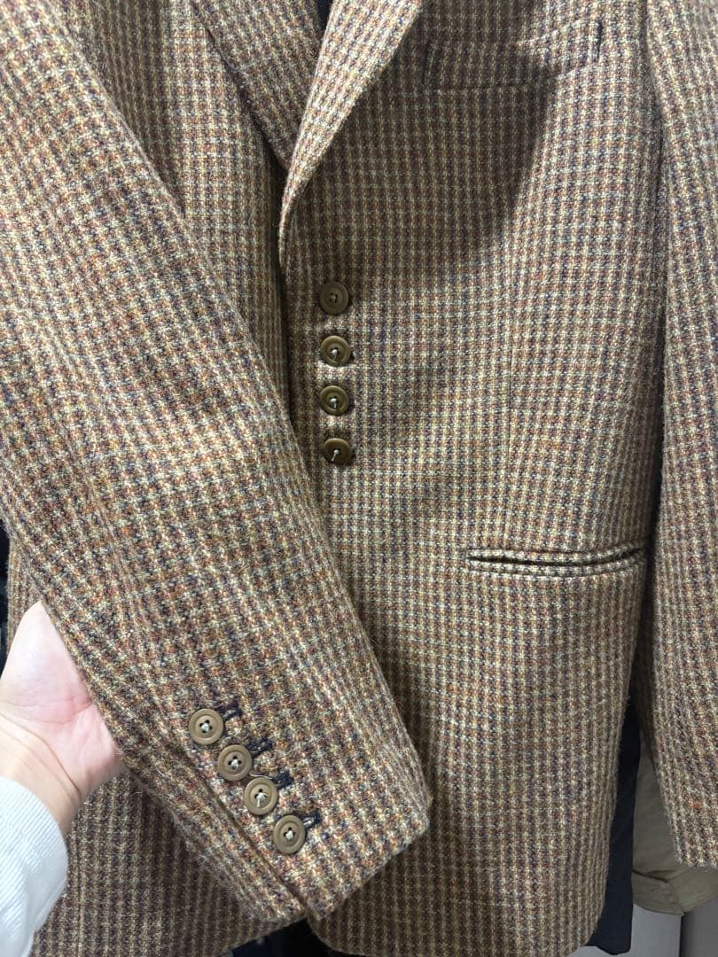 ジャケット・アウター todayful wool100% check jacket